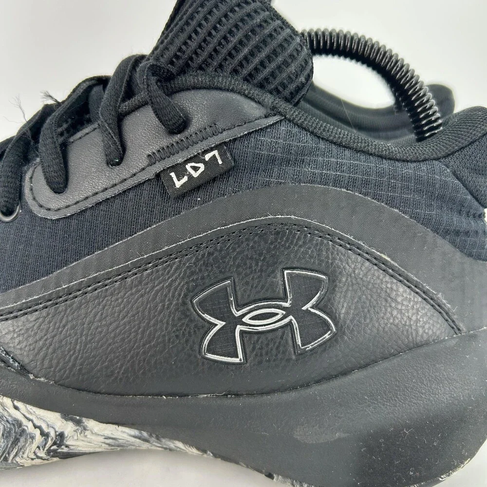 Under Armour Shoes Youth Size 7Y Black LD7 Basketball Sneakers 3028513-004